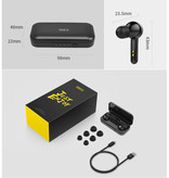 MIFA X3 TWS Auriculares inalámbricos con control táctil inteligente Bluetooth 5.0 Auriculares inalámbricos en la oreja Auriculares Auriculares 430mAh Negro