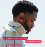 IONCT U8 TWS Auriculares inalámbricos Bluetooth 5.0 In-Ear Wireless Buds Auriculares Auriculares 110mAh Auricular Rojo