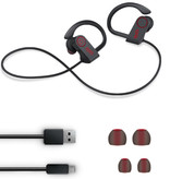 IONCT U8 TWS Auriculares inalámbricos Bluetooth 5.0 In-Ear Wireless Buds Auriculares Auriculares 110mAh Auricular Rojo