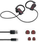 IONCT U8 TWS Wireless-Kopfhörer Bluetooth 5.0 In-Ear-Funkknospen Ohrhörer Ohrhörer 110mAh Kopfhörer Rot