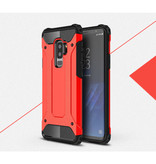 Stuff Certified® Samsung Galaxy S6 - Armor Case Cover Cas TPU Case Red