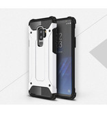 Stuff Certified® Samsung Galaxy S9 Plus - Rüstung Gehäuseabdeckung Cas TPU Hülle Weiß