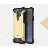 Stuff Certified® Samsung Galaxy S7 Edge - Armor Case Cover Cas TPU Case Gold