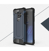 Stuff Certified® Samsung Galaxy S9 - Armor Case Cover Cas Funda de TPU Azul marino