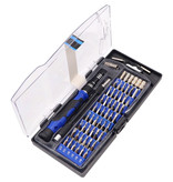 Stuff Certified® 80 in 1 Kit di strumenti professionali Set di cacciaviti Outils Set di cacciaviti - Per iPhone / iPad / Smartphone / Tablet