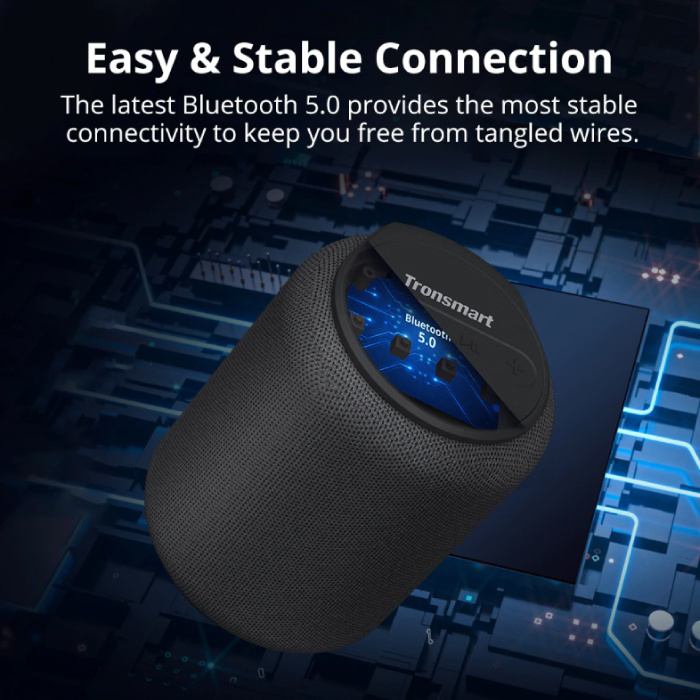 Tronsmart T6 Mini Bluetooth 5.0 Soundbox Haut-parleur sans fil Haut-parleur externe sans fil Rouge