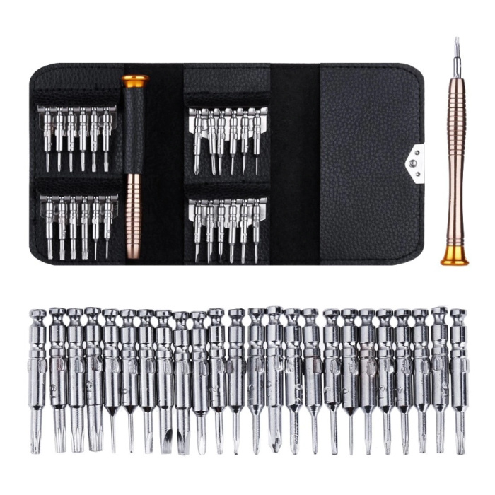 25 in 1 Strumenti Strumenti Kit Set di cacciaviti Outils Screwdriver - Per iPhone / iPad / Smartphone / Tablet