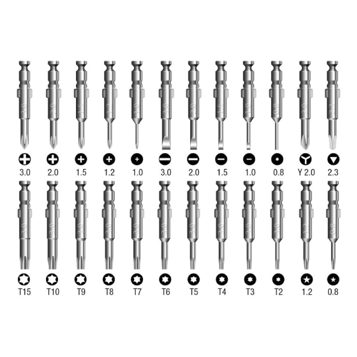 Stuff Certified® 25 en 1 Herramientas Kit de herramientas Juego de destornilladores destornilladores Outils - Para iPhone / iPad / Smartphone / Tableta