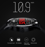 Lokmat L9 Sport Smartwatch Fitness Sport Activity Tracker Smartphone Watch iOS Android IP68 iPhone Samsung Huawei Pelle marrone