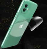 Stuff Certified® Coque arrière transparente pour iPhone 8 TPU Foil Hydrogel Protector Housse de protection