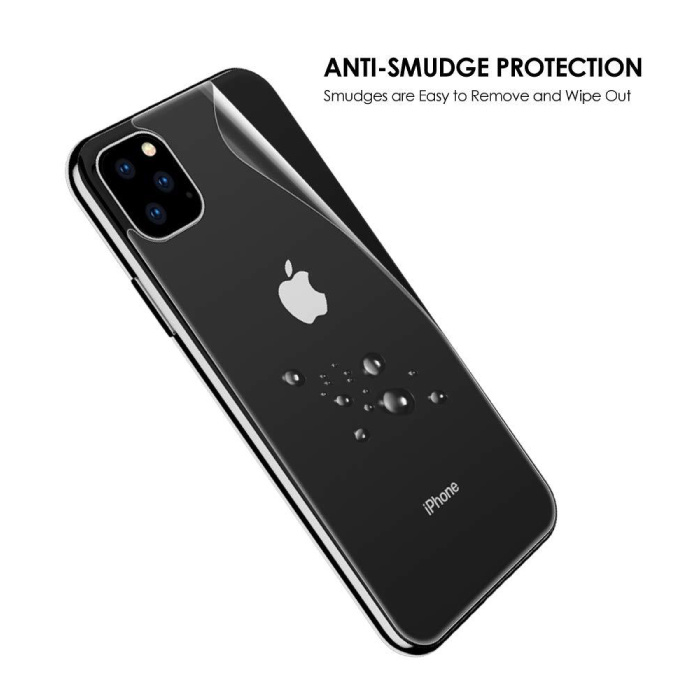 Stuff Certified® iPhone 8 Plus Funda trasera transparente TPU Foil Hydrogel Protector Funda protectora Funda