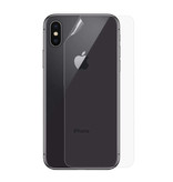 Stuff Certified® Coque arrière transparente pour iPhone X TPU Foil Hydrogel Protector Housse de protection