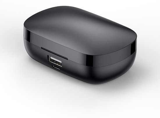 Stuff Certified® S11 Blitz Buds TWS Écouteurs à commande tactile intelligente sans fil Bluetooth 5.0 Écouteurs intra-auriculaires sans fil Écouteurs Écouteurs 3500mAh Powerbank Noir