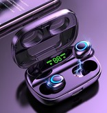 Stuff Certified® S11 Blitz Buds TWS Wireless Smart Touch Control Earpieces Bluetooth 5.0 In-Ear Wireless Buds Earphones Earbuds 3500mAh Powerbank Earphone Black