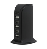 Stuff Certified® USB-Ladestation mit integrierter Überwachungskamera 5-Port-Wandladegerät Home Charger Plug Charger