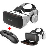 VR Shinecon Gafas 3D de realidad virtual VR 90 ° con control remoto Bluetooth para teléfonos inteligentes