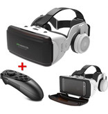 VR Shinecon VR Virtual Reality 3D-Brille 90 ° Mit Bluetooth-Fernbedienung für Smartphones