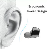 Edifier TWS1 Auriculares inalámbricos con control táctil inteligente Bluetooth 5.0 Auriculares inalámbricos en la oreja Auriculares Auriculares 500mAh Negro
