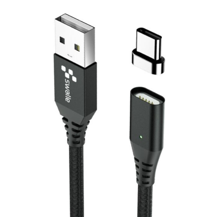 Cargador de Datos USB Rayo magnético C Cable de Carga para iPhone Samsung