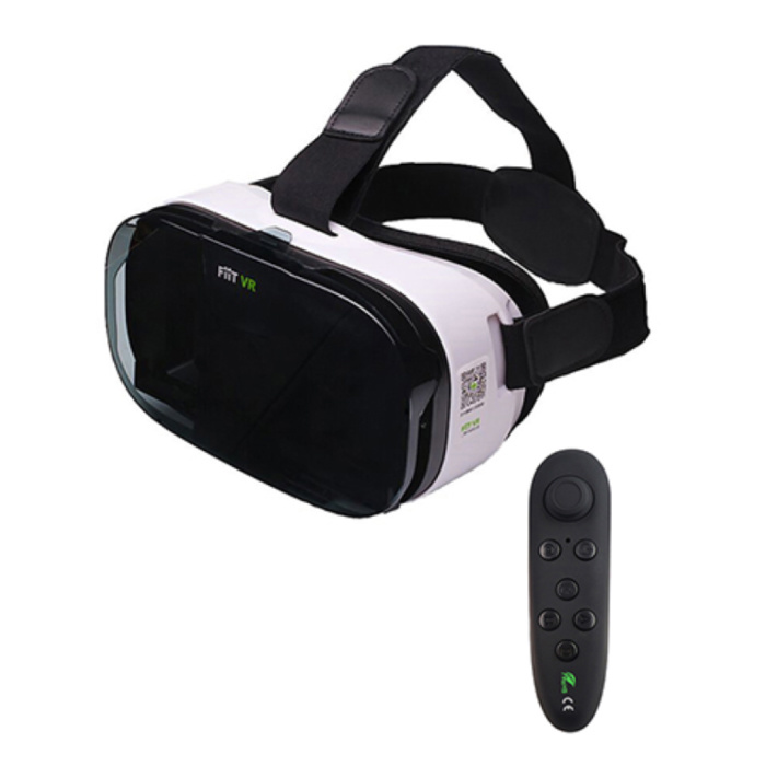 Okulary 3D VR Virtual Reality 2N 120 ° z pilotem Bluetooth do smartfonów