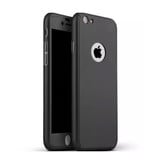 Stuff Certified® iPhone 8 Full Body 360 ° Full Cover Case + Screen protector Black