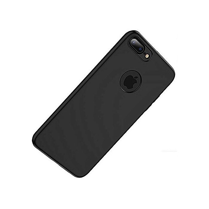 Stuff Certified® iPhone 8 Plus Ganzkörper 360 ° Full Cover Hülle + Displayschutzfolie Schwarz