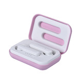 Aicnly X12 TWS Écouteurs sans fil Bluetooth 5.0 Écouteurs intra-auriculaires sans fil Écouteurs Écouteurs Rose