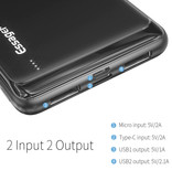 Essager 10.000mAh Externe Powerbank Noodaccu Oplader Charger Batterij