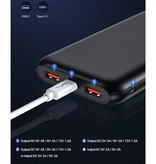 TOPK Chargeur de chargeur de batterie de batterie de secours de banque de puissance externe de 10 000 mAh