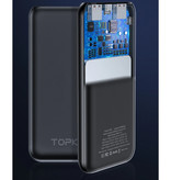 TOPK 10.000mAh Externe Powerbank Noodaccu Batterij Oplader Charger