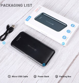 TOPK 10,000mAh External Power Bank Emergency Battery Battery Charger Charger