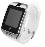 Stuff Certified® Oryginalny Smartwatch Q18 Zakrzywiony smartfon HD Fitness Sport Activity Tracker Zegarek OLED iOS Android iPhone Samsung Huawei Biały