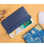 Stuff Certified® Etui Housse en Cuir Pliable pour iPad Air 1 Bleu