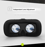 VR Shinecon 6.0 Virtual Reality 3D Glasses 120 ° With Controller