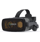 VR Shinecon 9.0 Gafas 3D de Realidad Virtual 120 ° con Controlador