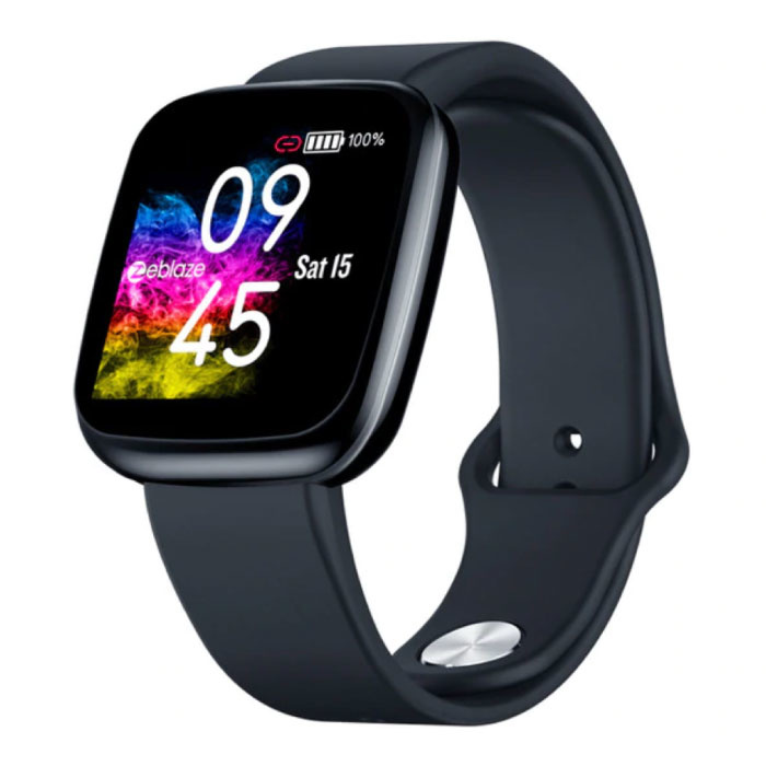 Crystal 3 Smartwatch Smartband Smartphone Fitness Sport Aktivität Tracker Uhr IPS iOS Android iPhone Samsung Huawei Schwarz