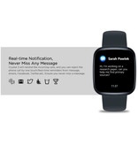 Zeblaze Crystal 3 Smartwatch Smartband Smartfon Fitness Sport Activity Tracker Zegarek IPS iOS Android iPhone Samsung Huawei Czarny