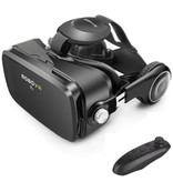 BOBO VR Gafas 3D de realidad virtual VR 120 ° con control remoto Bluetooth para teléfonos inteligentes
