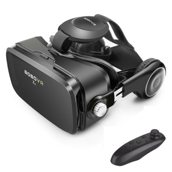 Okulary 3D VR Virtual Reality 120 ° z pilotem Bluetooth do smartfonów