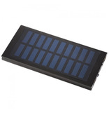 Stuff Certified® Cargador solar externo de 30.000mAh Powerbank Panel solar Batería de emergencia Cargador de batería Sun Black