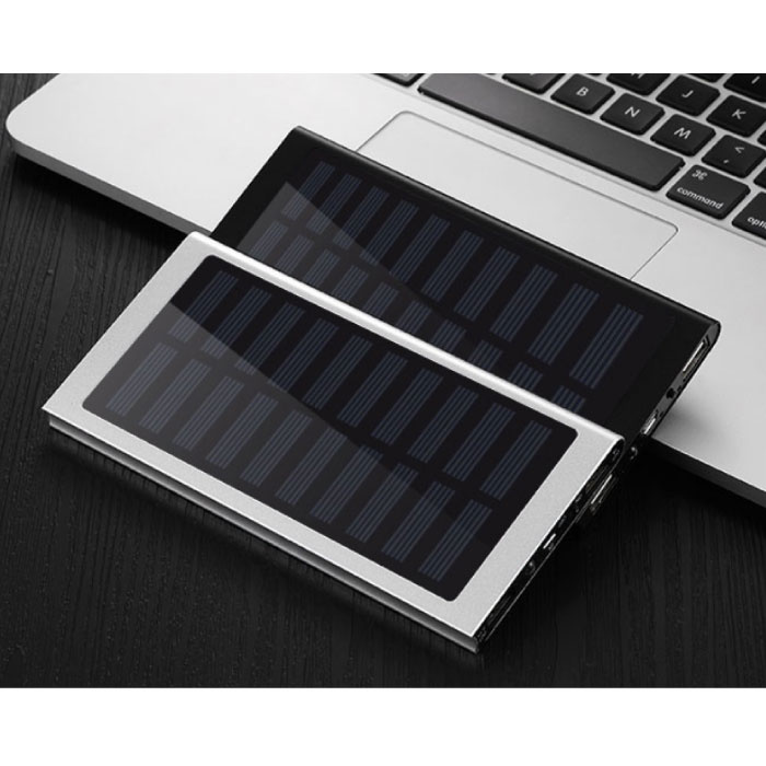 Stuff Certified® Externe 30.000mAh Solar Charger Powerbank Zonnepaneel Noodaccu Batterij Oplader Zon Rood