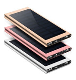 Stuff Certified® Caricabatteria solare esterno da 30.000 mAh Power Bank Pannello solare Batteria di emergenza Caricabatteria Sun Red