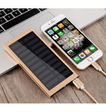 Stuff Certified® External 30,000mAh Solar Charger Power Bank Solar Panel Emergency Battery Battery Charger Sun Gold