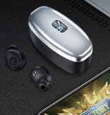 Bluedio Écouteurs de contrôle tactile intelligents sans fil Fi TWS Bluetooth 5.0 écouteurs intra-auriculaires sans fil écouteurs écouteurs 650mAh