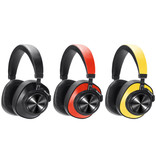 Bluedio Cuffie senza fili T7 Cuffie senza fili Bluetooth Cuffie stereo da gioco Gialle