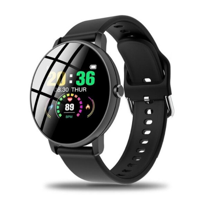 Q5 Plus Sport Smartwatch Fitness Sport Activity Tracker Smartphone Watch iOS Android iPhone Samsung Huawei Nero