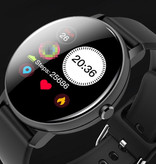 Lige Q5 Plus Sport Smartwatch Fitness Sport Activity Tracker Smartphone Watch iOS Android iPhone Samsung Huawei Black Metal