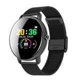 Lige Q5 Plus Sport Smartwatch Fitness Sport Activity Tracker Smartphone Watch iOS Android iPhone Samsung Huawei Black Metal