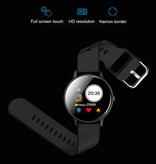 Lige Q5 Plus Sport Smartwatch Fitness Sport Aktivität Tracker Smartphone Uhr iOS Android iPhone Samsung Huawei Silver Metal