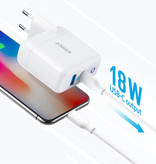 ANKER PowerIQ Dual Port Wandladegerät Wallcharger AC Home Ladegerät Plug Charger Adapter Weiß